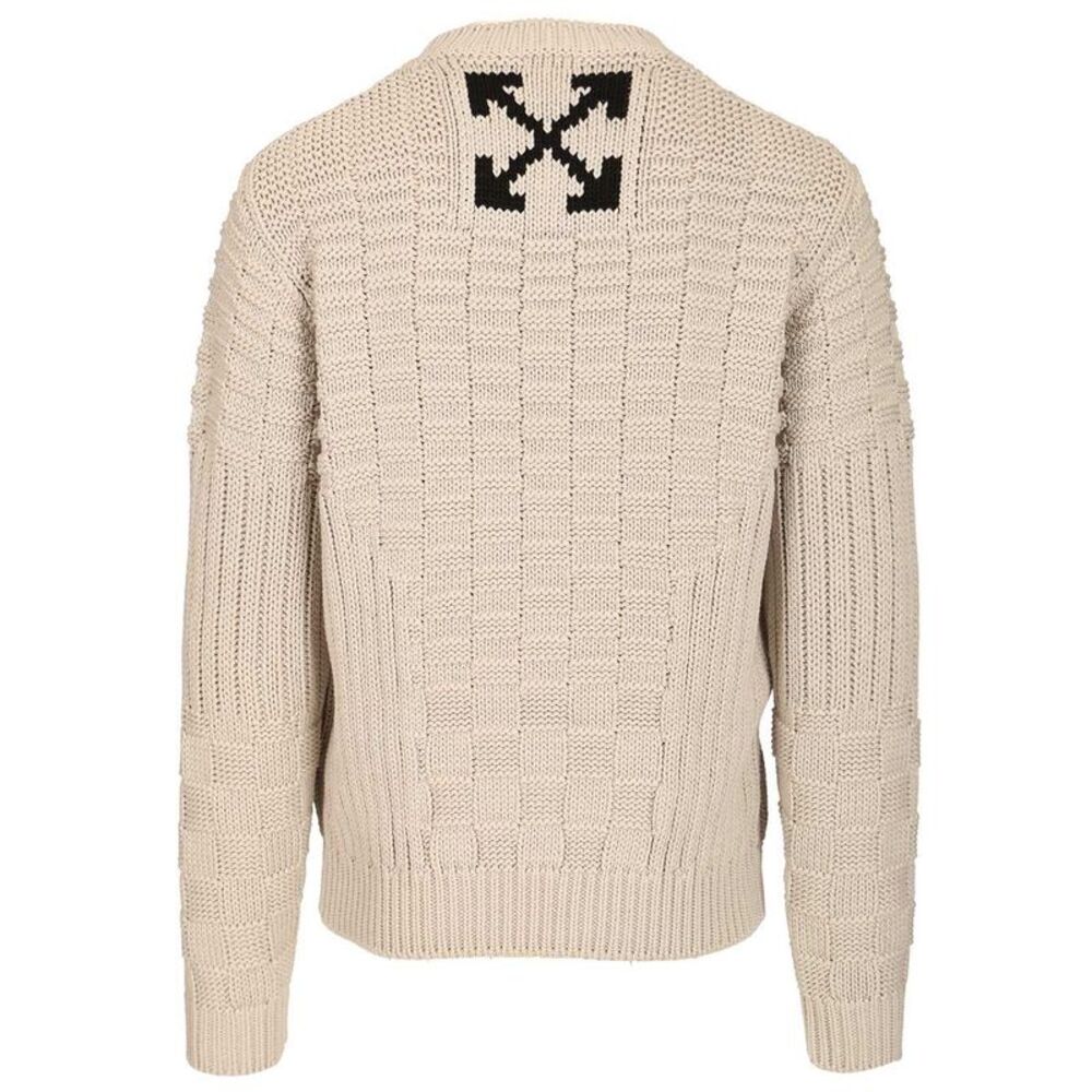 Off-White Men Arrow Cotton Sweater - Picture 2 of 7